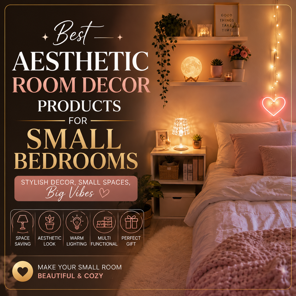 Best Aesthetic Room Decor Products for Small Bedrooms