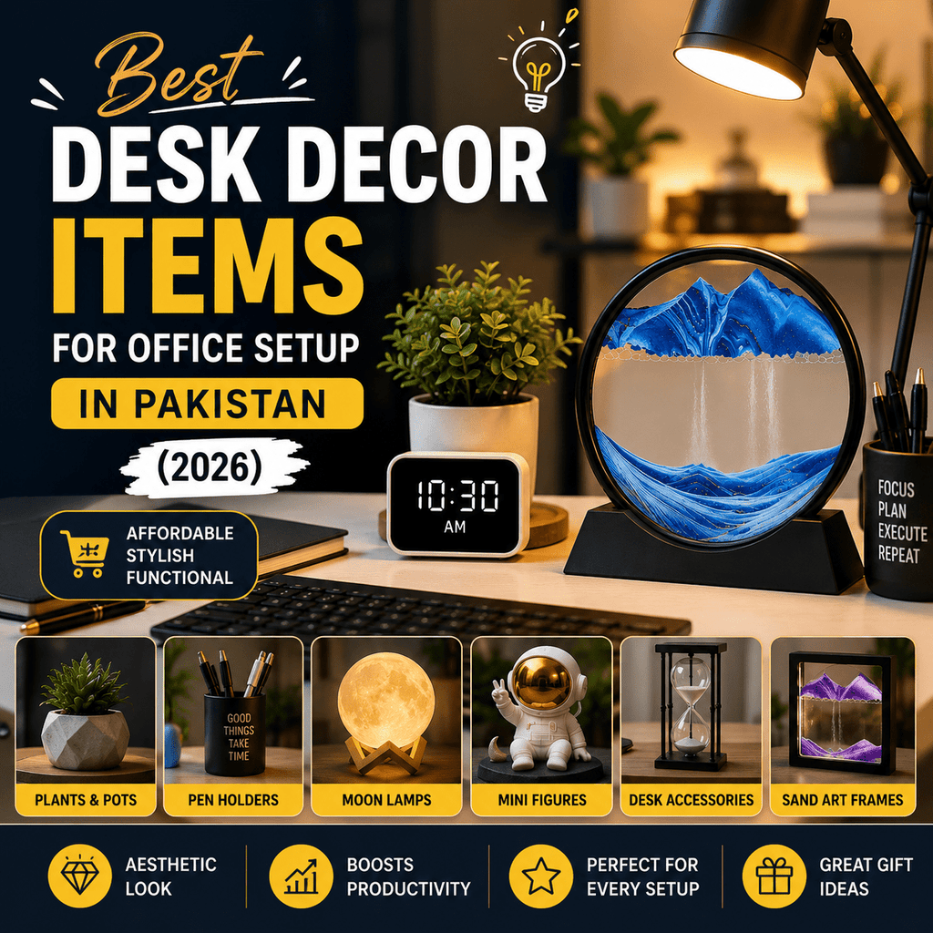 Best Desk Decor Items for Office Setup in Pakistan