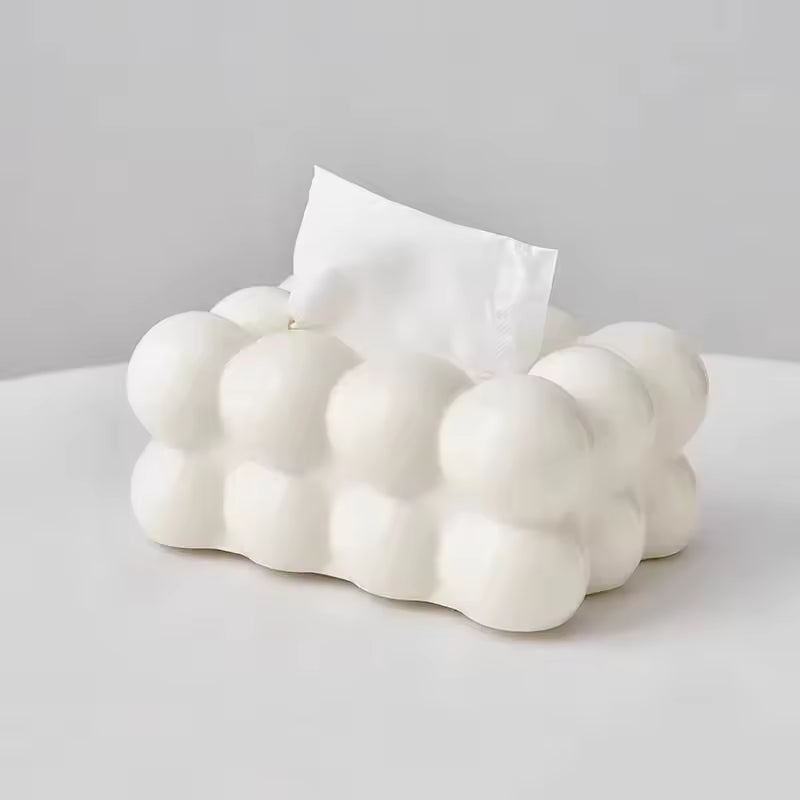 Bubble Tissue Box modern tissue holder black white aesthetic home decor Pakistan