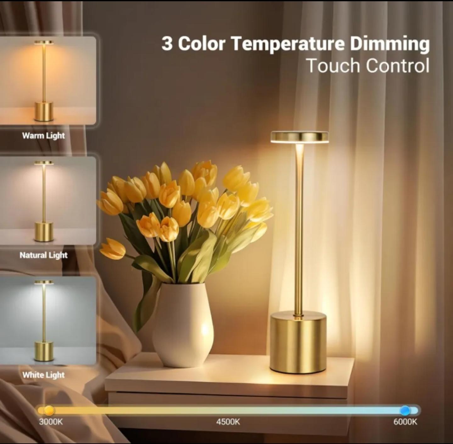 LED Table Lamp Touch Sensor USB Rechargeable Night Light | Modern Home Decor Items In Pakistan - Home Decor by Maryum